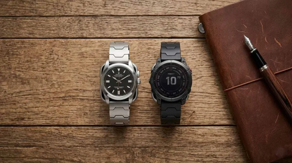 smartlet one compatibility for apple watch garmin and mechanical watches 18-24mm lugs.